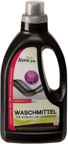 PŁYN DO PRANIA CIEMNYCH UBRAŃ (KONCENTRAT) ECO 750 ml (25 PRAŃ) - ALMAWIN