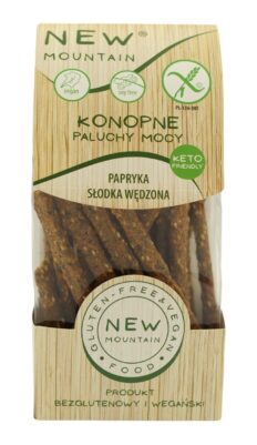PALUCHY MOCY KONOPNE Z PAPRYKĄ SŁODKĄ WĘDZONĄ BEZGLUTENOWE 200 g - NEW MOUNTAIN
