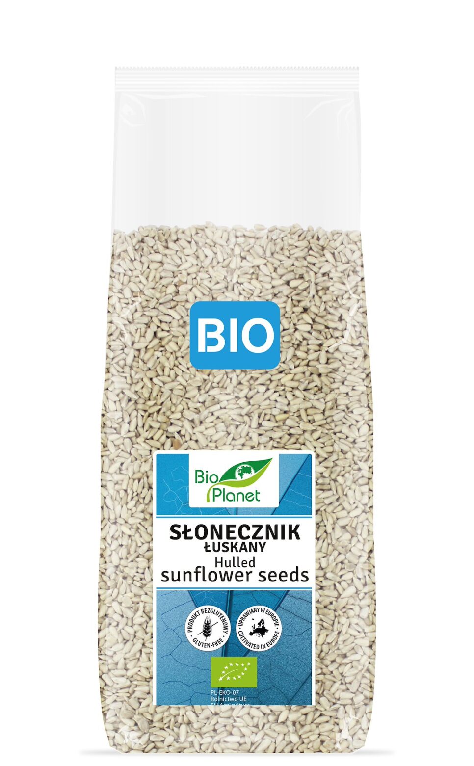 SŁONECZNIK ŁUSKANY BEZGLUTENOWY BIO 800 g - BIO PLANET