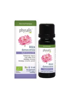 OLEJEK ETERYCZNY RÓŻA DAMASCEŃSKA BIO 10 ml - PHYSALIS