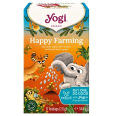 HERBATKA HAPPY FARMING BIO (17 x 2 g) 34 g - YOGI TEA (PRODUKT SEZONOWY)